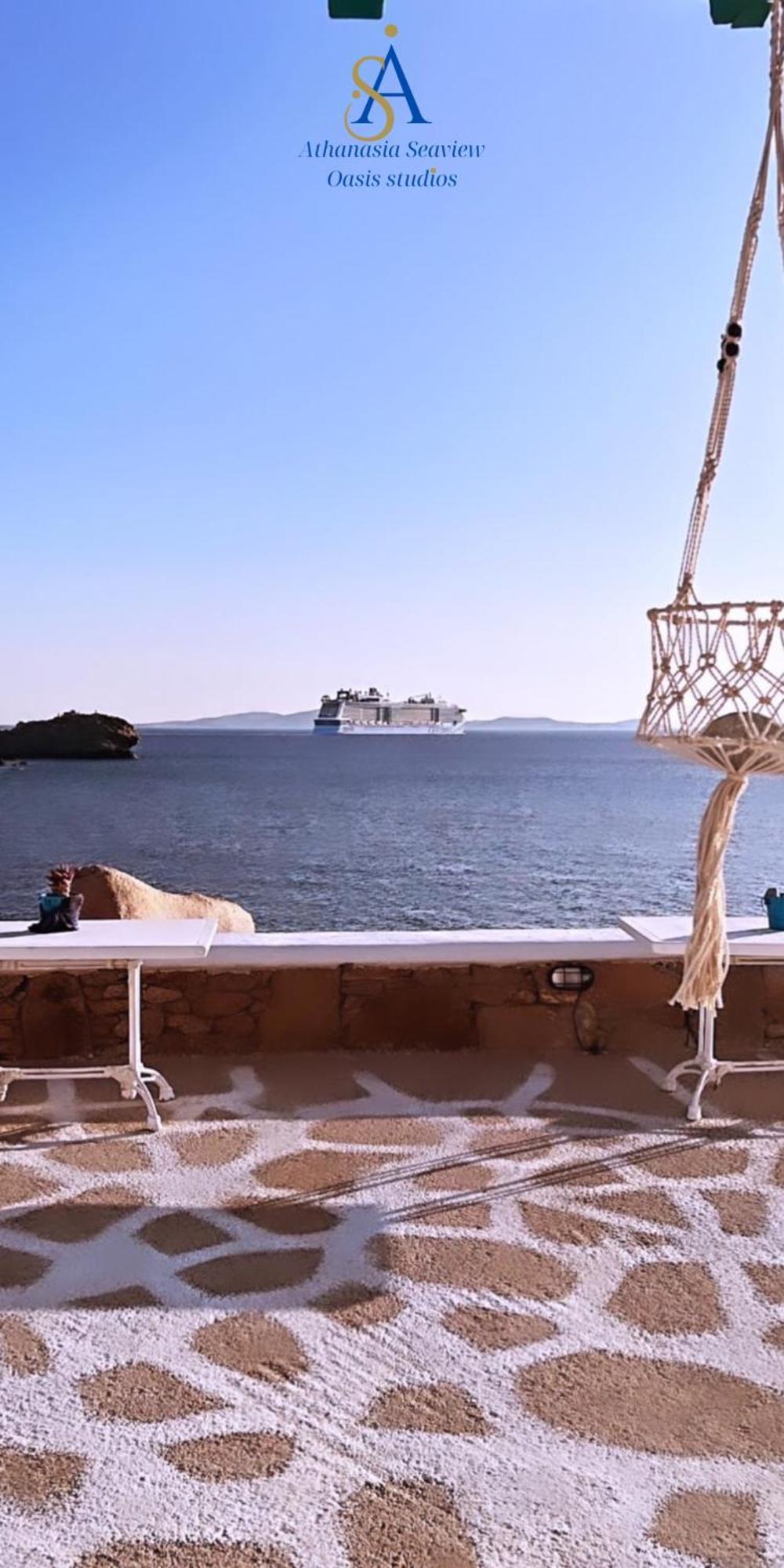 Mykonos Athanasia Seaview Oasis Studios By The Port Houlakia  Exteriör bild