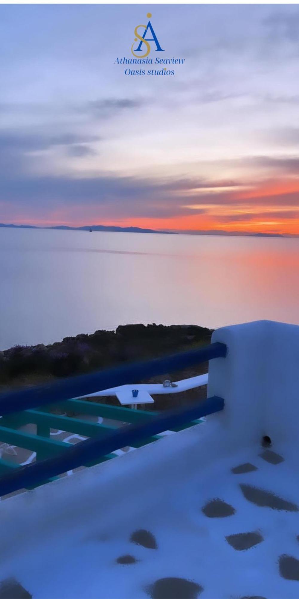 Mykonos Athanasia Seaview Oasis Studios By The Port Houlakia  Exteriör bild