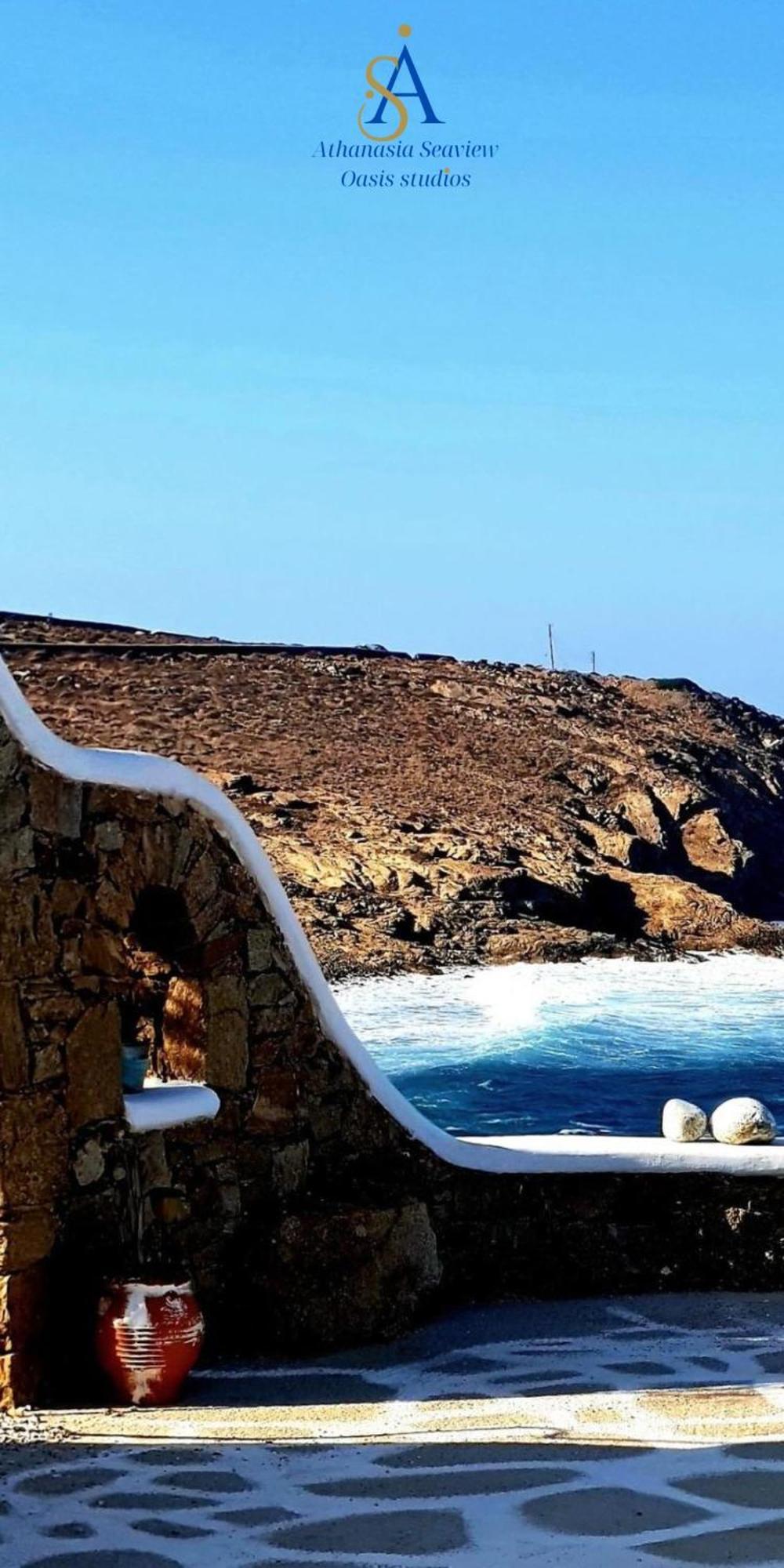 Mykonos Athanasia Seaview Oasis Studios By The Port Houlakia  Exteriör bild