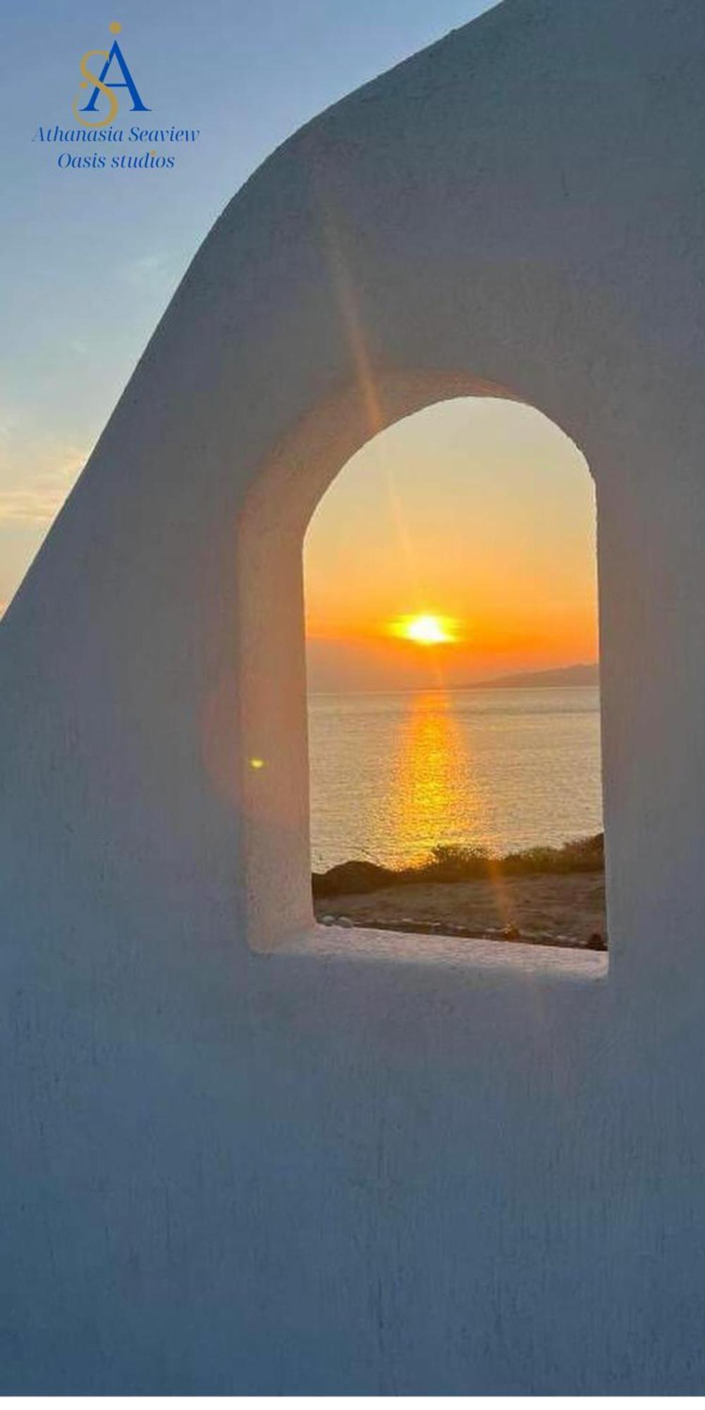 Mykonos Athanasia Seaview Oasis Studios By The Port Houlakia  Exteriör bild