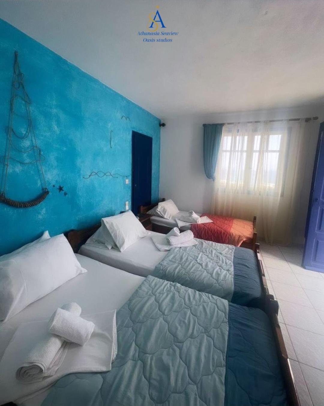 Mykonos Athanasia Seaview Oasis Studios By The Port Houlakia  Exteriör bild
