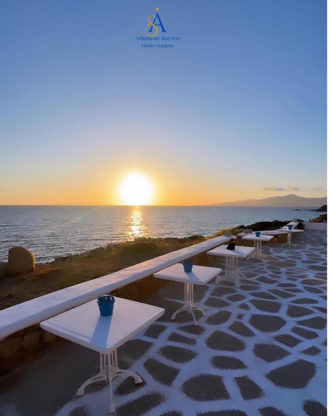 Mykonos Athanasia Seaview Oasis Studios By The Port Houlakia  Exteriör bild