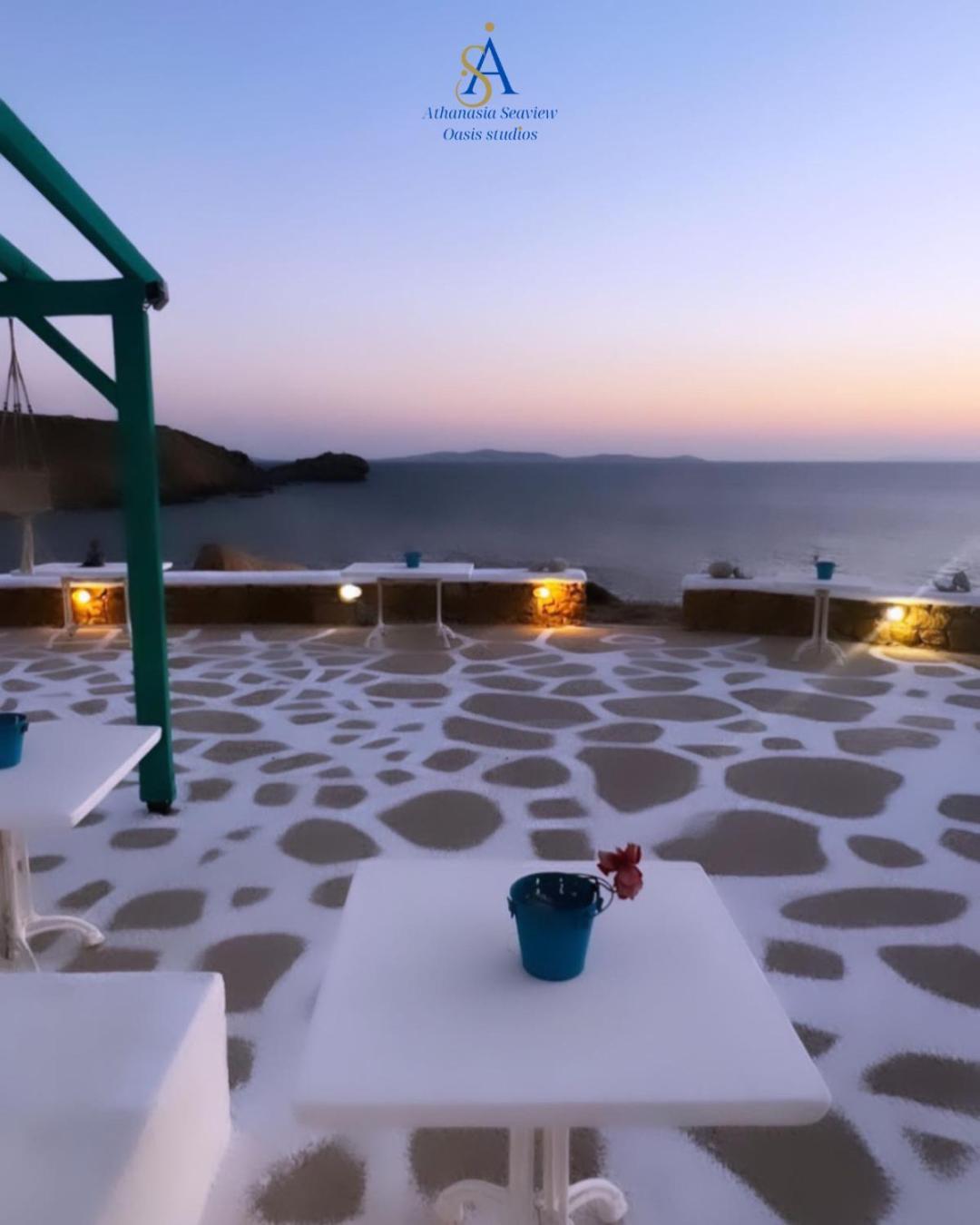 Mykonos Athanasia Seaview Oasis Studios By The Port Houlakia  Exteriör bild
