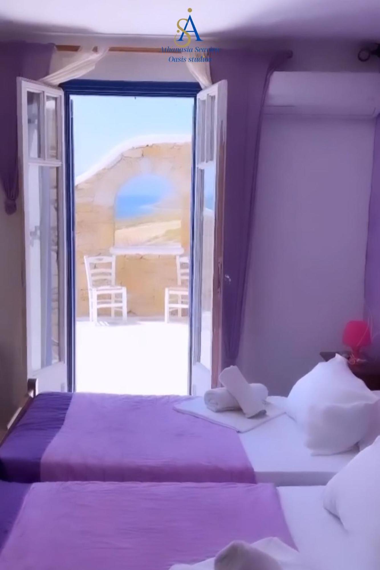 Mykonos Athanasia Seaview Oasis Studios By The Port Houlakia  Exteriör bild