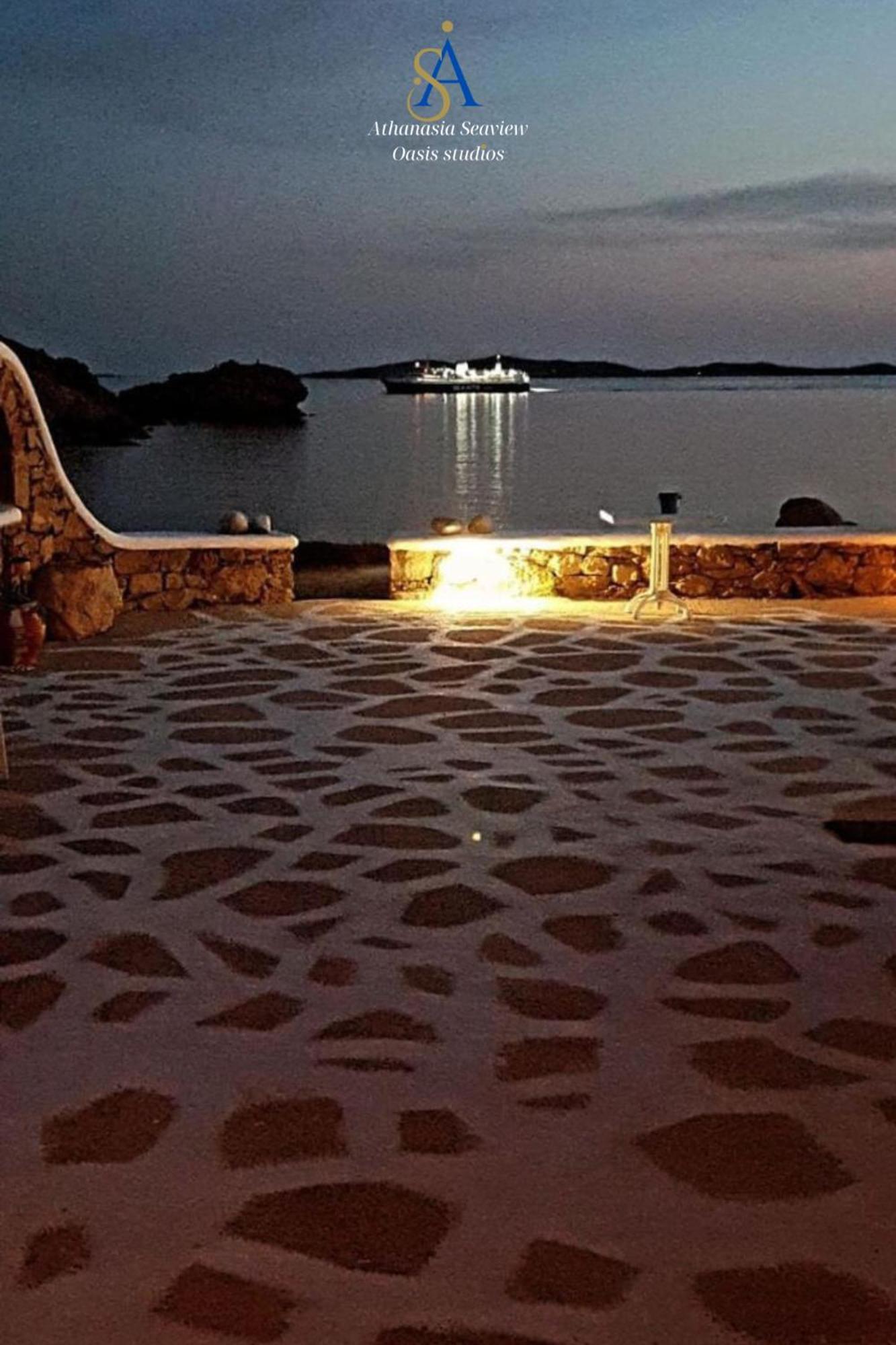 Mykonos Athanasia Seaview Oasis Studios By The Port Houlakia  Exteriör bild
