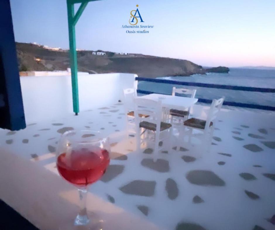 Mykonos Athanasia Seaview Oasis Studios By The Port Houlakia  Exteriör bild