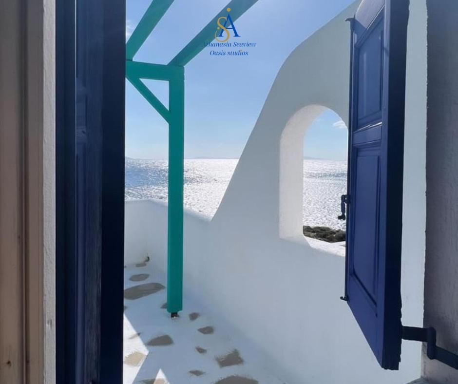 Mykonos Athanasia Seaview Oasis Studios By The Port Houlakia  Exteriör bild