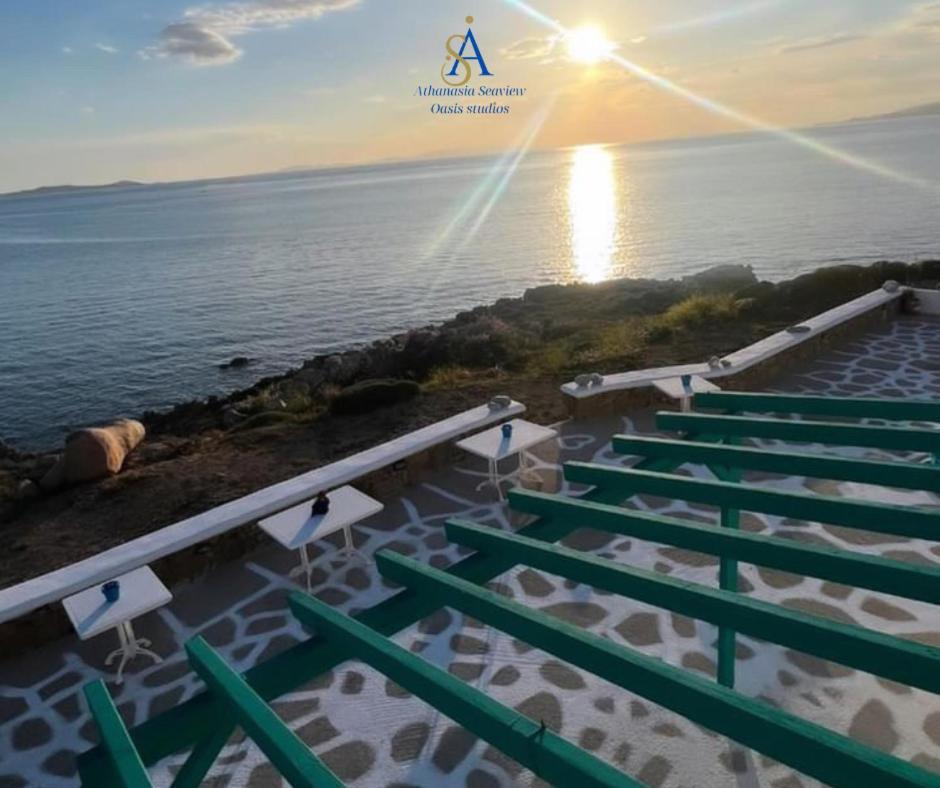 Mykonos Athanasia Seaview Oasis Studios By The Port Houlakia  Exteriör bild