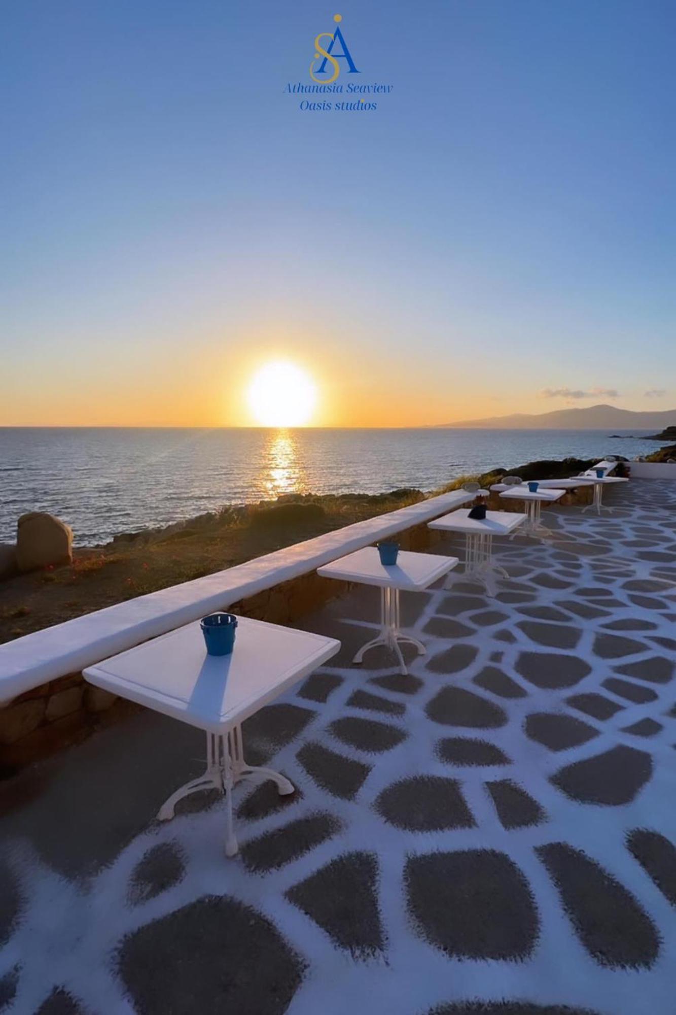 Mykonos Athanasia Seaview Oasis Studios By The Port Houlakia  Exteriör bild